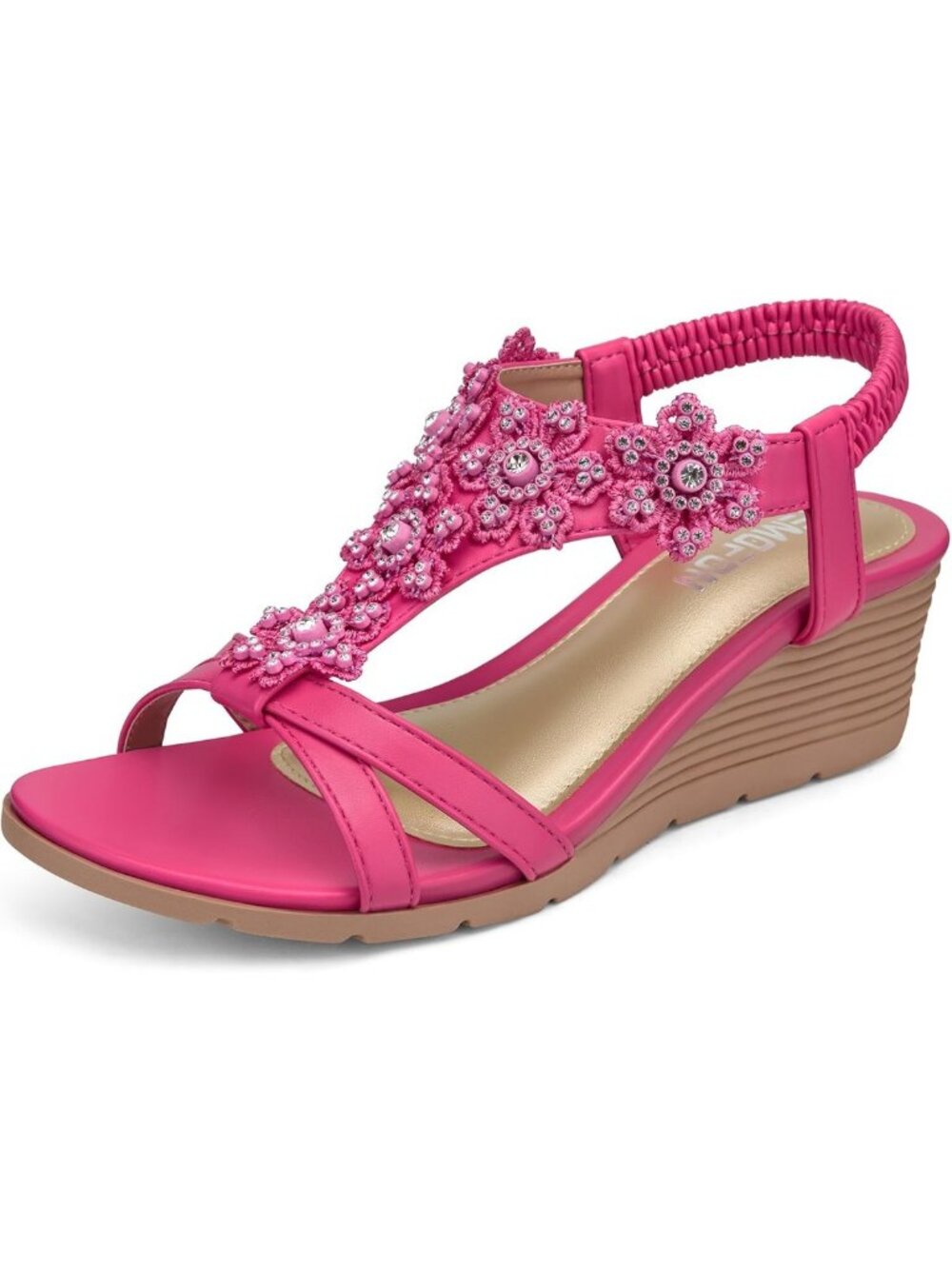 Chic Low Wedge Heels for Women - Summer Dressy Platform Sandals, Perfect for Any